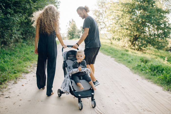 Stroller walk in Broad Ripple